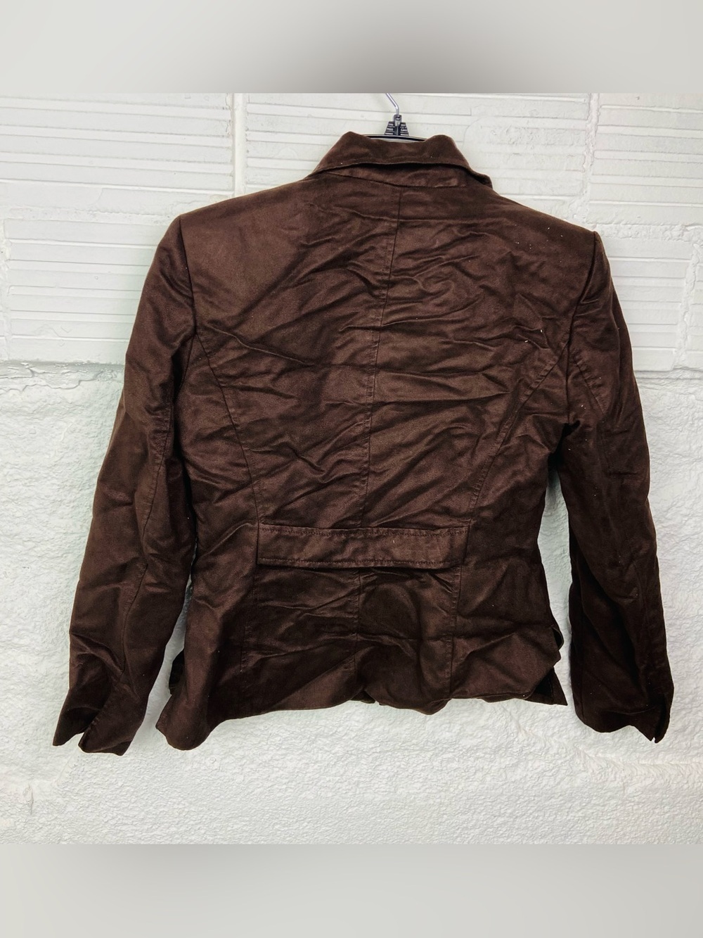 Evan Picone Women's Dark Brown lightweight Zip Jacket Size 4P - Picture 8 of 10